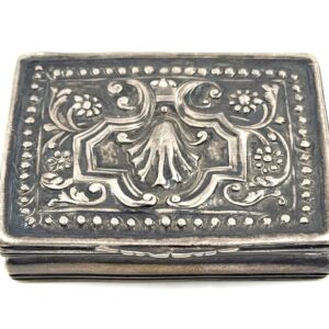Antique silver snuffbox collectible accessory