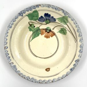 Traditional folk ceramic decorative plate collectible