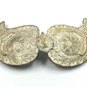 Traditional bronze belt buckle antique collectible accessory