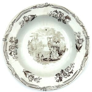 Italian decorative ceramic plate